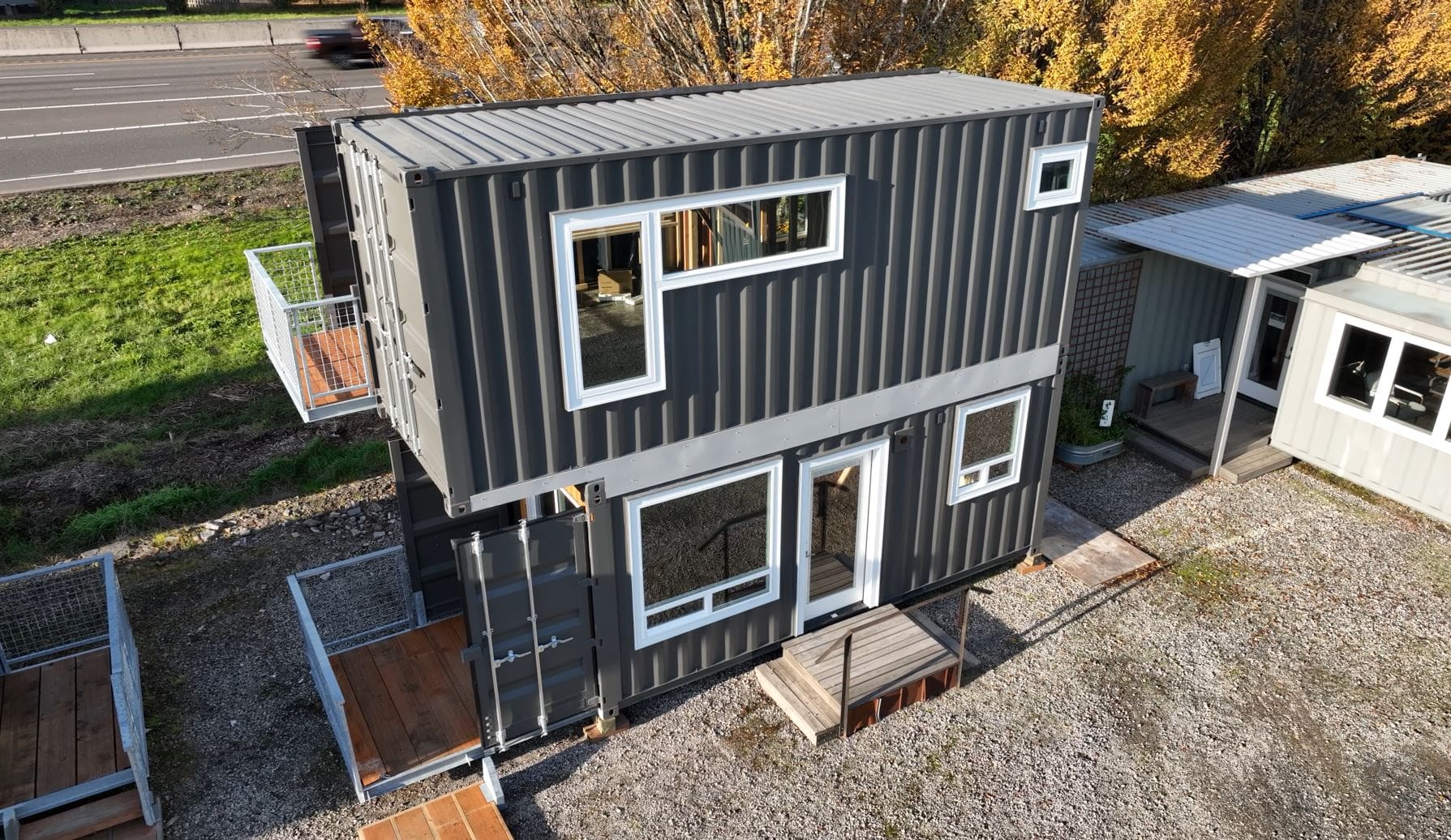 Two-story Container Home